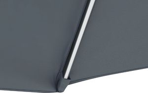 Shumee Parasol ogrodowy LED 285 cm szary CORVAL 6