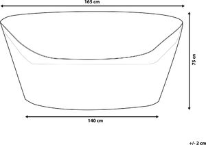 Shumee Pokrowiec ogrodowy 165x140x75 cm Sylt 7