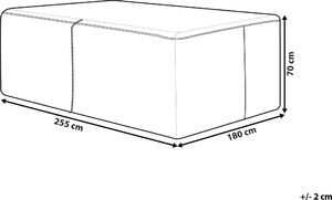 Shumee Pokrowiec ogrodowy 255x180x70 cm 7
