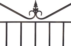 Szafa ogrodowa Shumee Regał ogrodowy metalowy 4 półki czarny PAVONA 6