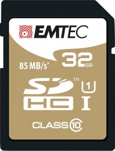 Karta Emtec EliteGold SDHC 32 GB Class 10 UHS-I/U1  (ECMSD32GHC10GP) 1