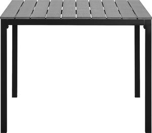 Shumee Stół ogrodowy szary 95 x 95 cm PRATO 3