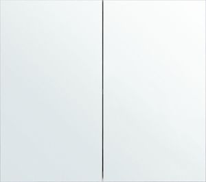 Shumee Szafka łazienkowa wisząca z lustrem 80 x 70 cm NAVARRA 4