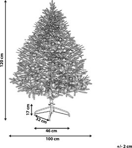 Shumee Choinka sztuczna Farnham na stojaku Różowa 4