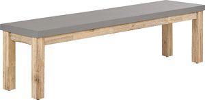 Shumee Ławka ogrodowa 160 cm betonowa szara OSTUNI 2