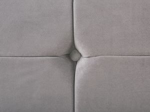 Shumee Łóżko welurowe 140 x 200 cm szare AMBERT 8