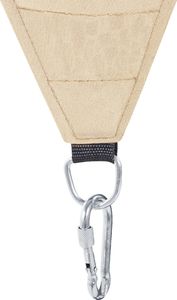 Shumee Żagiel przeciwsłoneczny trójkątny 300 x 300 x 300 cm beżowy LUKKA 3