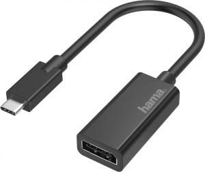 Adapter USB Hama USB-C-Adapter to DP USB-C - DisplayPort Czarny  (002003140000) 1