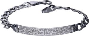 Lovrin Srebrna bransoletka 925 Modlitwa "Ojcze Nasz" 9,30g 1
