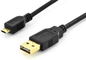 Kabel USB Digitus USB-A - 1 m Czarny (DK-300122-010-S) 1