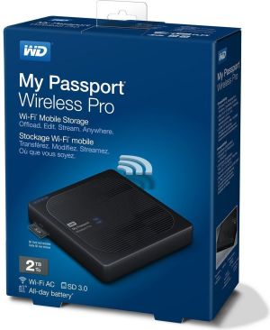 Dysk zewnętrzny HDD WD My Passport Wireless Pro WiFi 2TB USB 3.2 Gen. 1 (WDBP2P0020BBK-EESN) 7