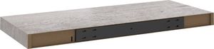 vidaXL Półki ścienne, 4 szt., szarość betonu, 60 x 23,5 x 3,8 cm, MDF 7