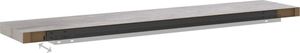 vidaXL Półki ścienne, 4 szt., szarość betonu, 120 x 23,5 x 3,8 cm, MDF 8