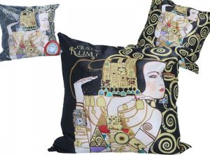 Carmani Poduszka z wypełnieniem/suwak - G. Klimt, Oczekiwanie, Drzewo życia (CARMANI) 1