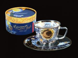 Carmani Filiżanka espresso - V. Van Gogh. Gwiaździsta noc (CARMANI) 1