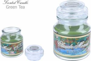 Carmani Świeczka zapachowa, american mały - C. Monet, Green Tea 1