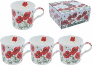 Brookes Empireware Kpl. 4 kubków - Summer Poppy (FBCh) 1