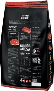 Pan Mięsko Karma sucha dla psa Wołowina z koziną (dorosły) chrupki M 20 kg 2