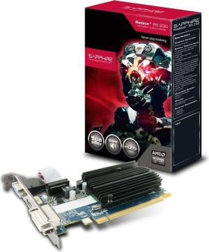 Karta graficzna Sapphire Radeon R5 230 1GB DDR3 (64 bit) DVI, HDMI, D-Sub BOX (11233-09-20G) 1