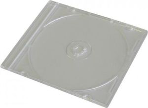 Box na 1 szt. CD, przezroczysty, cienki, 5,2mm 1