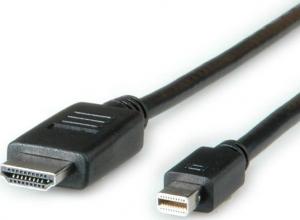 Kabel Roline DisplayPort Mini - HDMI 2m czarny 1