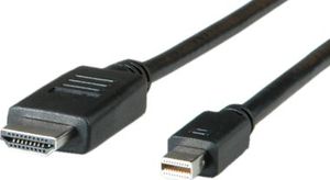 Kabel Roline DisplayPort Mini - HDMI 3m czarny 1