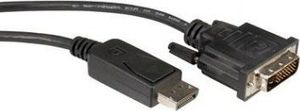 Kabel Roline DisplayPort - DVI-D 3m czarny 1