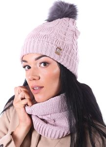 HEYO Zimowy zestaw damski czapka komin i rękawiczki HZ0004 Heyo 12