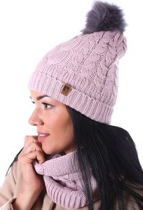 HEYO Zimowy zestaw damski czapka komin i rękawiczki HZ0004 Heyo 13