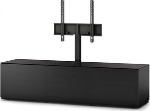 Sonorous Stolik RTV z uchwytem ST261T-BLK-BLK-BW 1