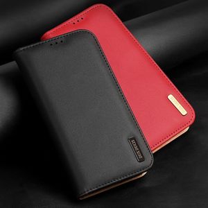 Dux Ducis Dux Ducis Hivo skórzane etui z klapką pokrowiec ze skóry naturalnej portfel na karty i dokumenty iPhone 13 czarny 11