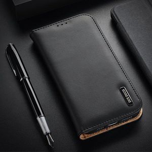 Dux Ducis Dux Ducis Hivo skórzane etui z klapką pokrowiec ze skóry naturalnej portfel na karty i dokumenty iPhone 13 czarny 15