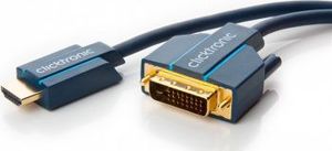 Kabel Clicktronic HDMI - DVI-D 7.5m granatowy (JAB-1339100) 1