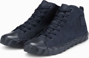 Ombre Trampki męskie sneakersy T374 - granatowe 42 3
