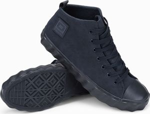 Ombre Trampki męskie sneakersy T374 - granatowe 42 5