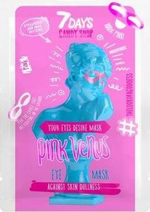 7DAYS 7DAYS Candy Shop Pink Venus maska do skóry wokół oczy ultranawilżenie 10g 1