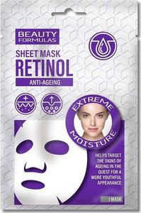 Beauty Formulas Beauty Formulas Retinol Anti-Ageing Sheet Mask nawilżająca maska w płachcie do twarzy 1