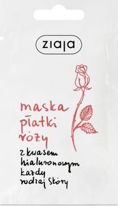 Ziaja Ziaja Płatki Róży maska z kwasem hialuronowym do każdego rodzaju skóry 20x7ml 1