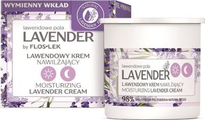 Floslek Floslek Lavender lawendowy krem nawilżający na dzień i na noc Refill 50ml 1