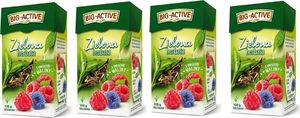 Big Active HERBATA LIŚCIASTA ZIELONA Z MALINĄ BIG-ACTIVE 100G BIO-176 2