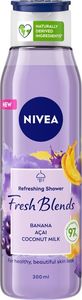 Nivea Fresh Blends Refreshing Shower żel pod prysznic odświeżający Banana & Acai & Coconut Milk 300ml 1