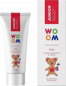 Woom Junior naturalna pasta do zębów dla dzieci 6+ lat Cola 50ml 1