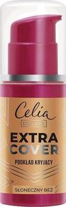 Celia Extra Cover podkład kryjący Słoneczny Beż 30ml 1