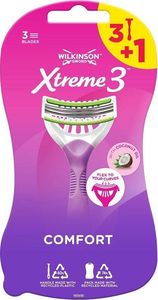 Wilkinson  Xtreme3 Comfort jednorazowe maszynki do golenia dla kobiet 4szt 1