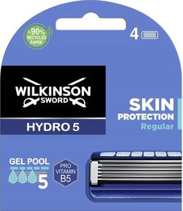 Wilkinson  Hydro 5 Skin Protection Regular zapasowe ostrza do maszynki do golenia dla mężczyzn 4szt 1