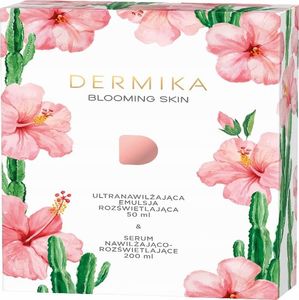 Bloomingville Blooming Skin zestaw ultranawilżająca emulsja rozświetlająca 50ml + serum nawilżająco-rozświetlające 1