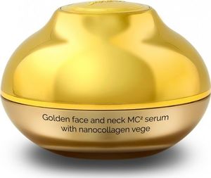 Floslek HiSkin SkinLed Golden Face And Neck MC2 Serum With Nanocollagen Vege kolagenowe złote serum do twarzy z mik 1