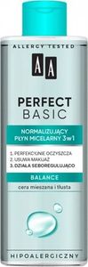 AA Perfect Basic normalizujący płyn micelarny 3w1 Balance 200ml 1