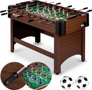 Neo-Sport Stół do gry w piłkarzyki, ciemny brąz 118x61x79 cm (NS-804) 1