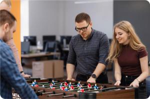 Neo-Sport Stół do gry w piłkarzyki, ciemny brąz 118x61x79 cm (NS-804) 15